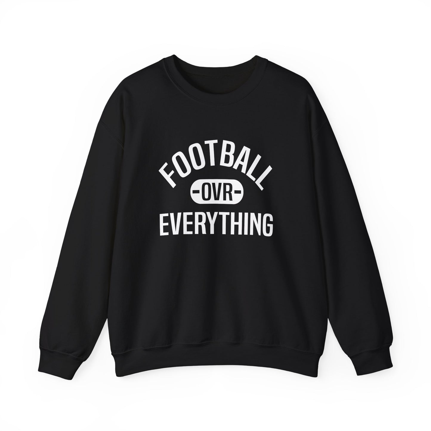Football Over Everything Unisex Crewneck (Black/White)