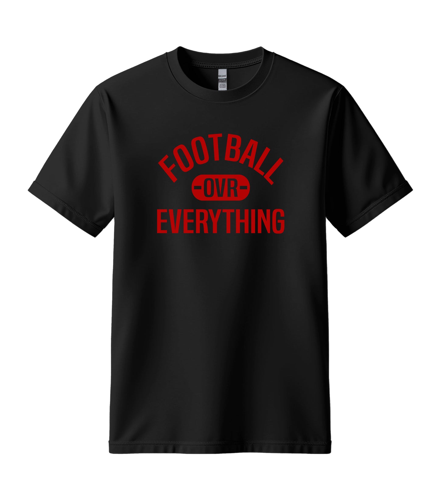 Football Over Everything Tee (Black/Red)