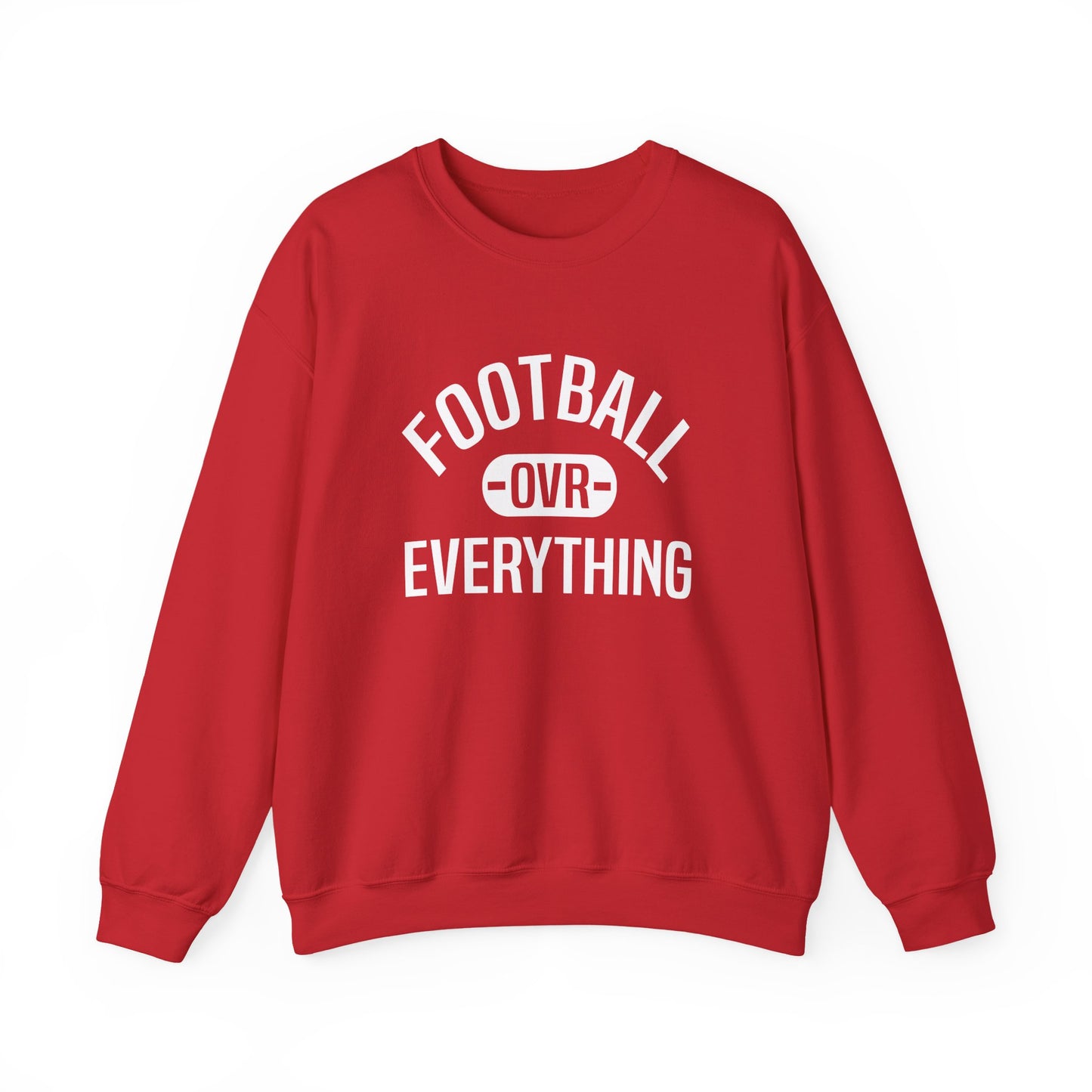 Football Over Everything Unisex Crewneck (Red/White)