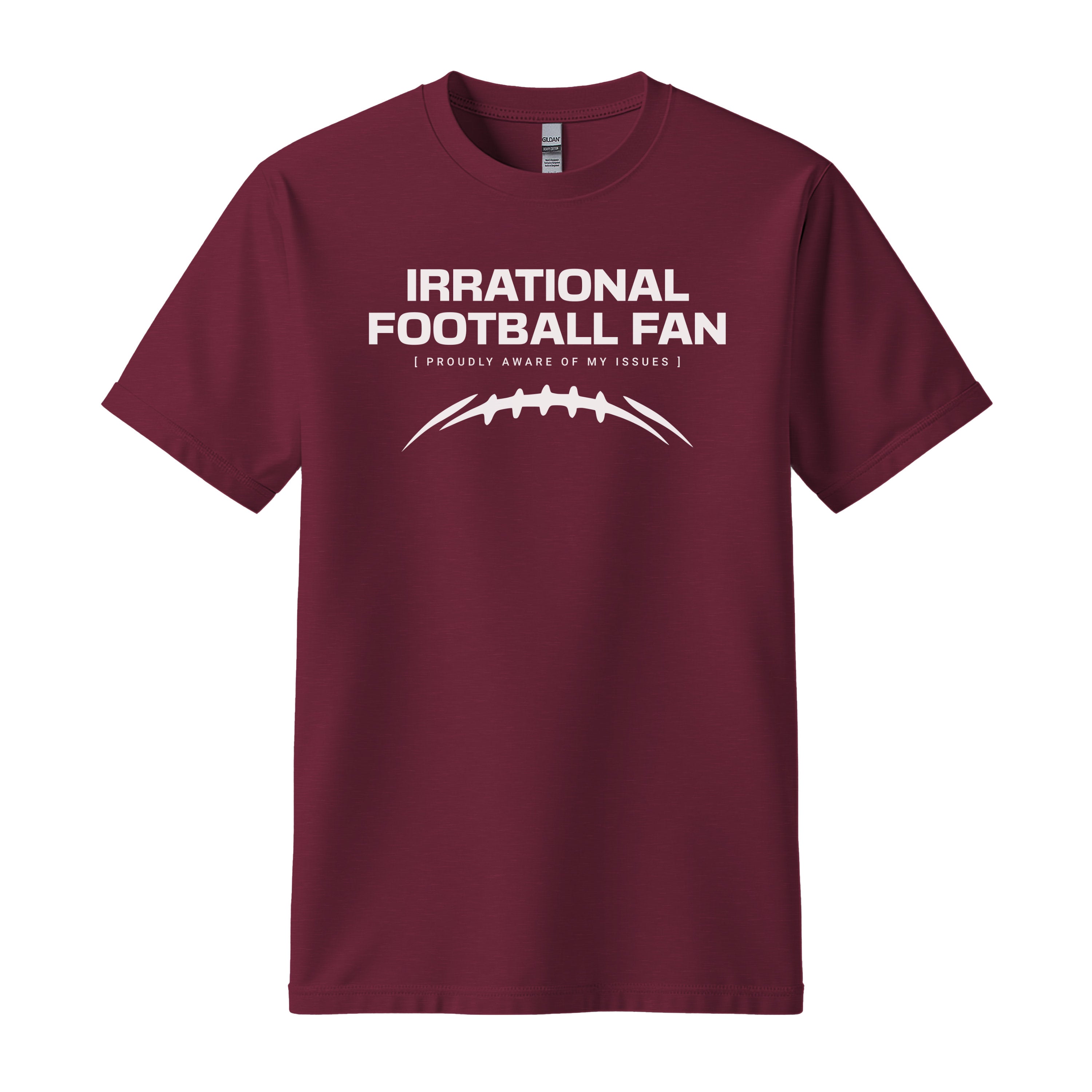 Irrational Football Fan Classic T-Shirt - Maroon