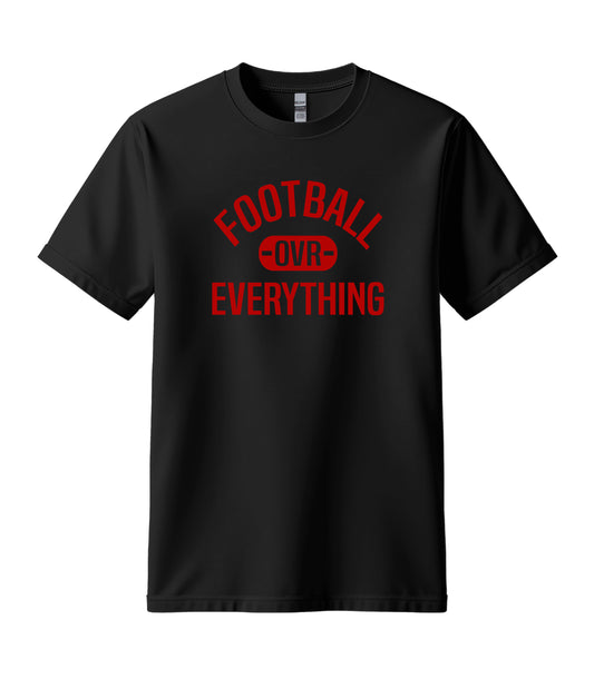 Football Over Everything Tee (Black/Red)