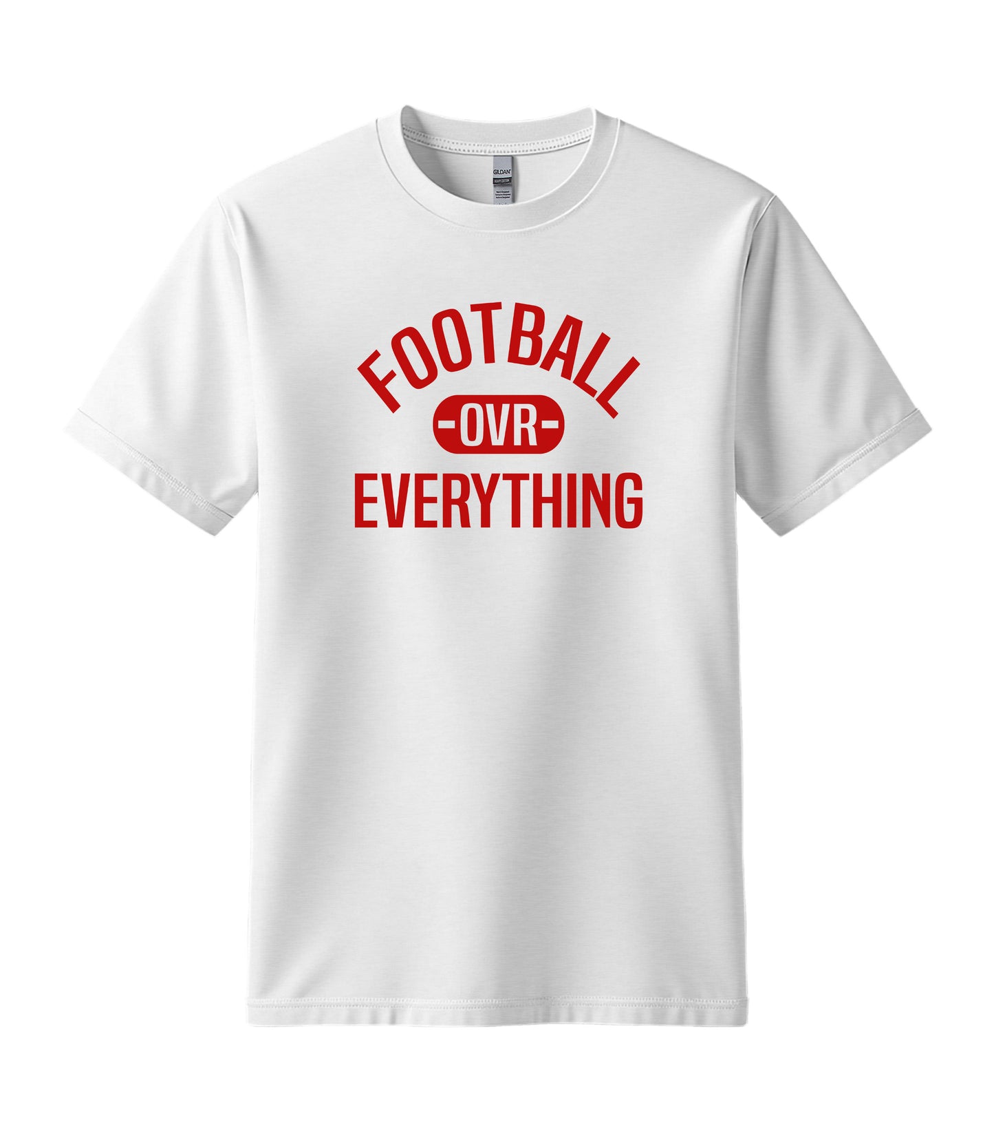 Football Over Everything Tee (White/Red)