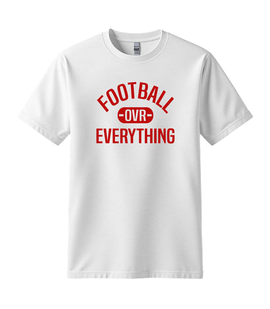 Football Over Everything Tee (White/Red)
