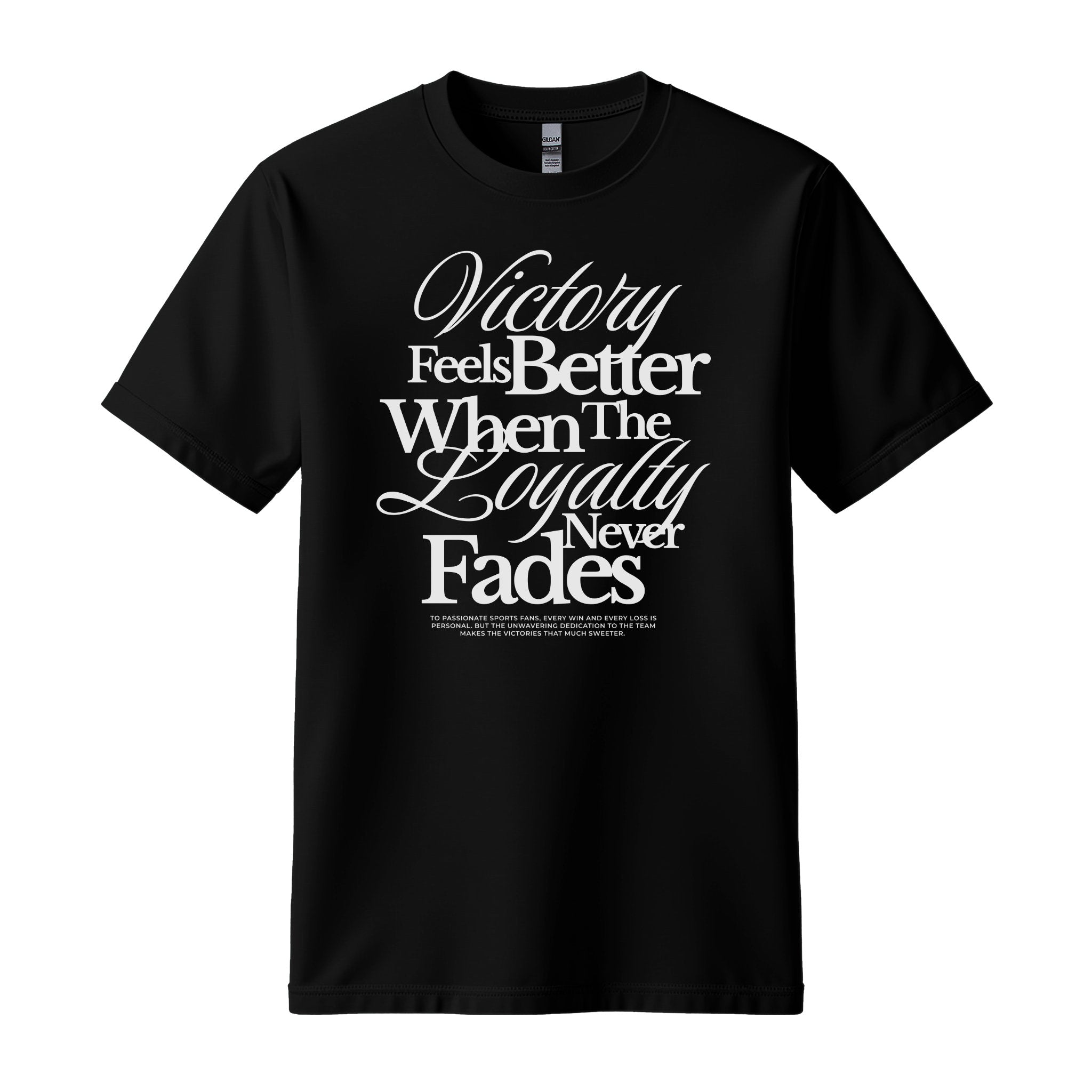 Victory Feels Better Tee - Black